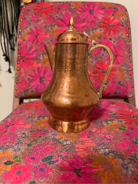Other - Vintage Copper Kettle with Patina - Copper Tone